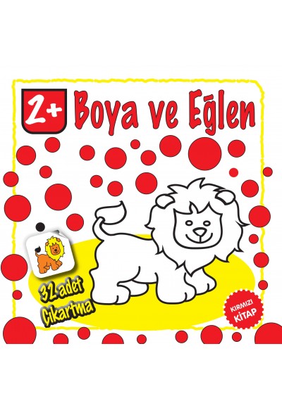 Boya ve Eğlen Kırmızı Kitap