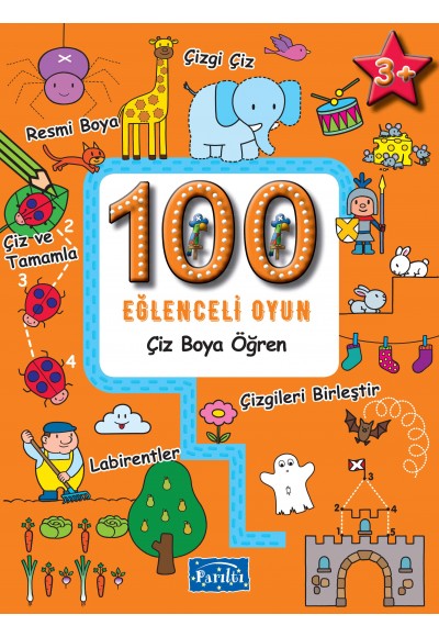 100 Eğlenceli Oyun - Çiz Boya Öğren
