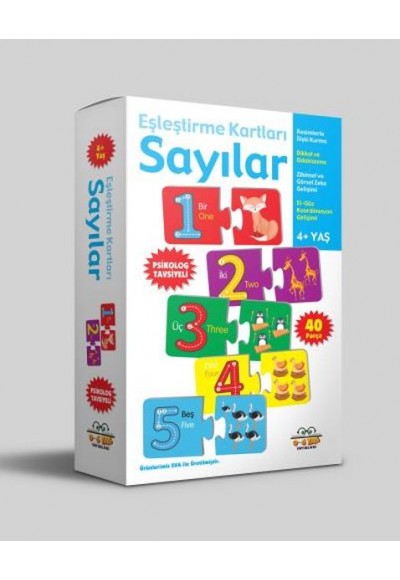 Eşleştirme Kartları Sayılar