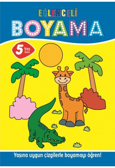 Eğlenceli Boyama - 5 Yaş Üstü 4’lü Pastel Boya Hediyeli