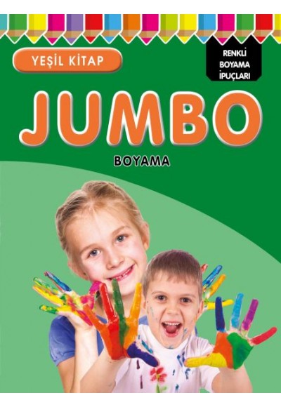 Jumbo Boyama Yeşil Kitap