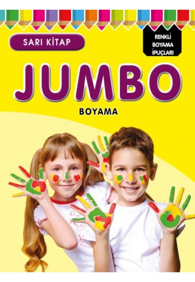 Jumbo Boyama Sarı Kitap