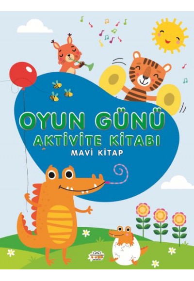 Oyun Günü Aktivite Kitabı Mavi Kitap