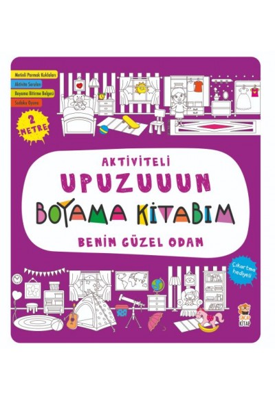 Aktiviteli Upuzuuun Boyama Kitabım - Benim Güzel Odam