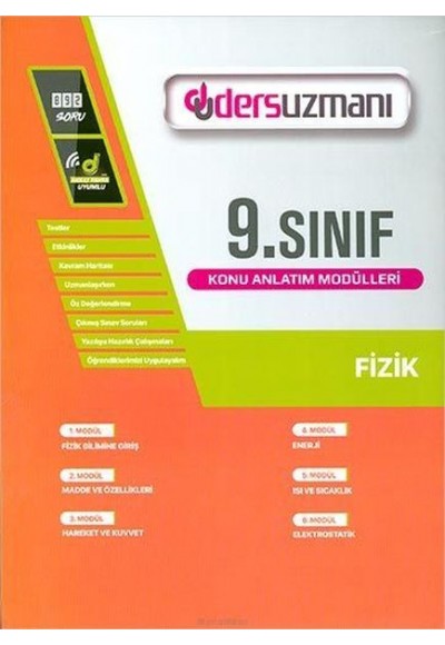 Ders Uzmanı 9. Sınıf Fizik Konu Anlatım Modülleri (Yeni)