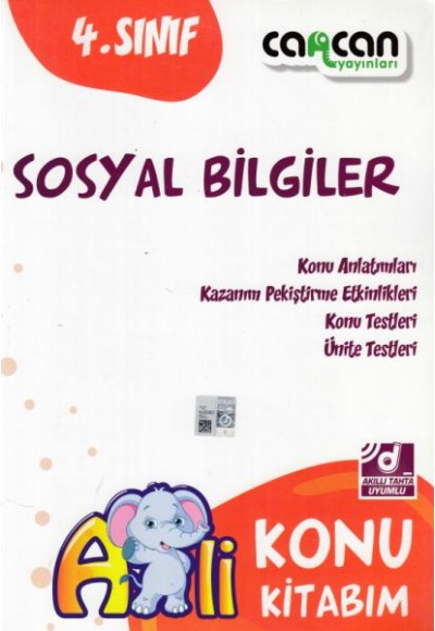 Cancan 4. Sınıf Sosyal Bilgiler Afilli Konu Kitabım (Yeni)