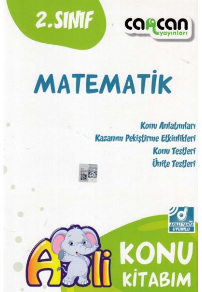 Cancan 2. Sınıf Matematik Afilli Konu Kitabım (Yeni)