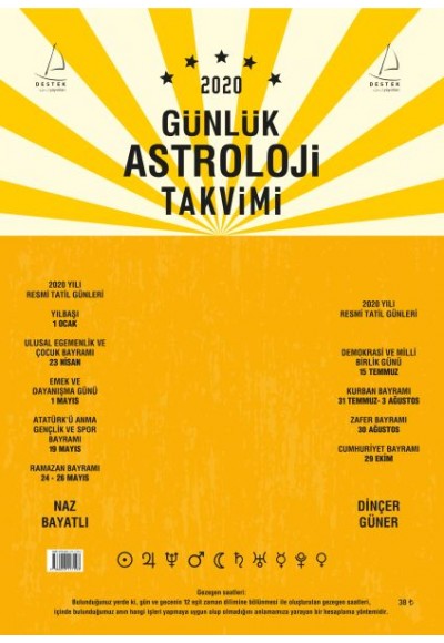 2020 Günlük Astroloji Takvimi