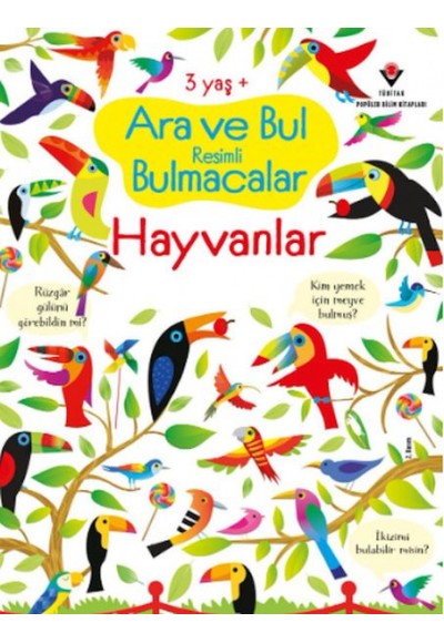 Ara Ve Bul Resimli Bulmacalar - Hayvanlar