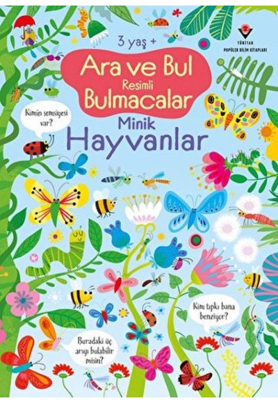 Ara ve Bul Resimli Bulmacalar Minik Hayvanlar