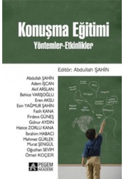 Konuşma Eğitimi Yöntemler-Etkinlikler