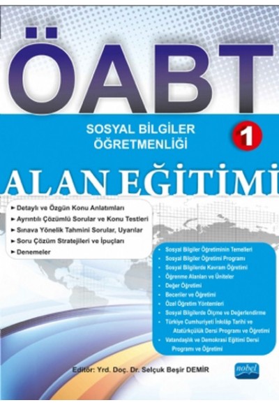 ÖABT Sosyal Bilgiler Öğretmenliği 1 Alan Eğitimi