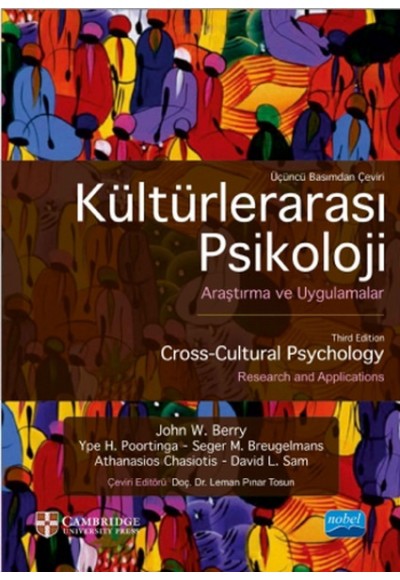 Kültürlerarası Psikoloji  Araştırma ve Uygulamalar