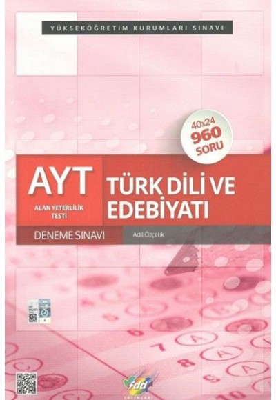 FDD AYT Türk Dili ve Edebiyatı 40x24 Deneme Sınavı