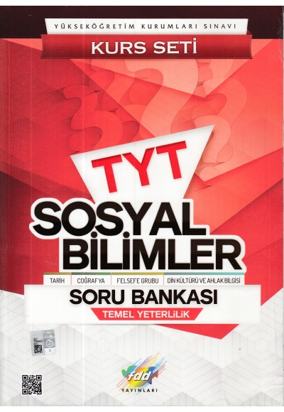 FDD TYT Sosyal Bilimler Kurs Seti Soru Bankası (Yeni)