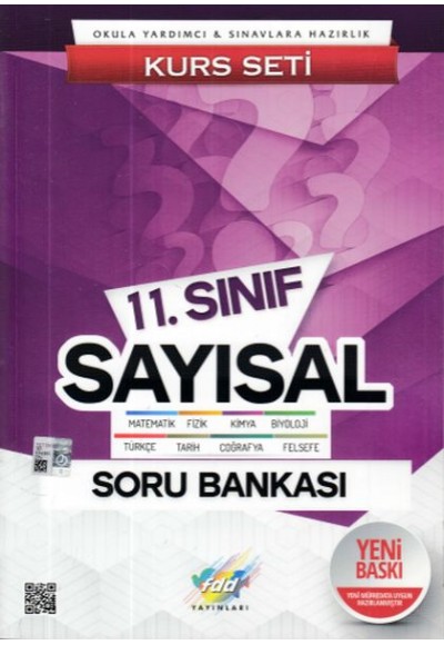 FDD 11.Sınıf Sayısal Soru Bankası Kurs Seti (Yeni)