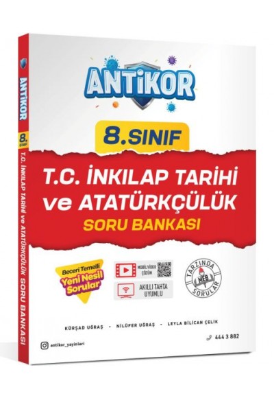 Antikor 8.Sınıf T.C. İnkılap Tarihi ve Atatürkçülük Soru Bankası