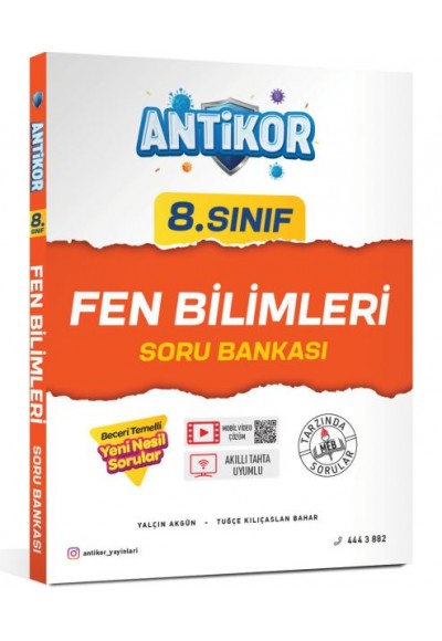 Antikor 8.Sınıf Fen Bilimleri Soru Bankası