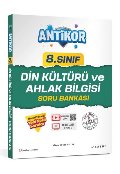 Antikor 8.Sınıf Din Kültürü ve Ahlak Bilgisi Soru Bankası