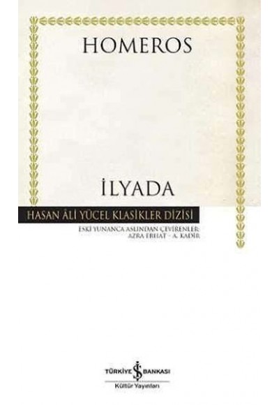 İlyada - Hasan Ali Yücel Klasikleri (Ciltli)