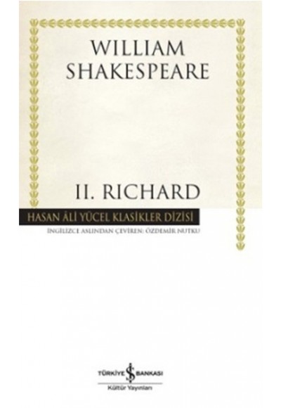 2 . Richard - Hasan Ali Yücel Klasikleri (Ciltli)