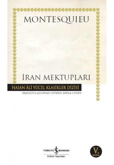 İran Mektupları - Hasan Ali Yücel Klasikleri