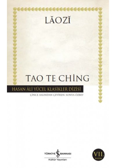 Tao Te Ching - Hasan Ali Yücel Klasikleri