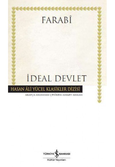 İdeal Devlet - Hasan Ali Yücel Klasikleri (Ciltli)