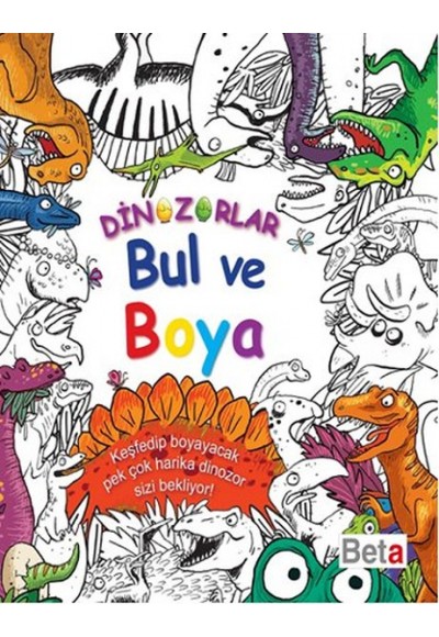 Dinozorlar - Bul ve Boya