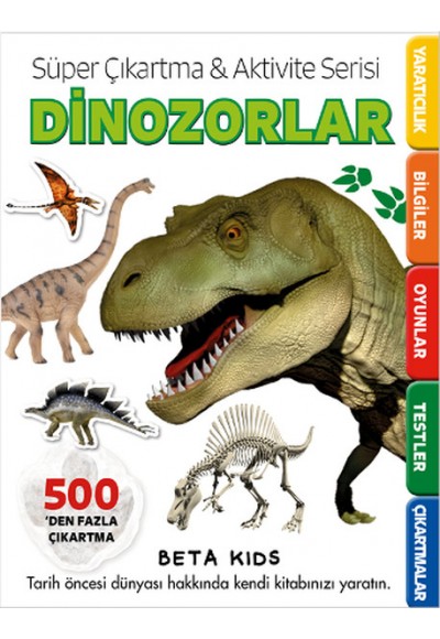 Süper Çıkartma Aktivite Serisi - Dinozorlar