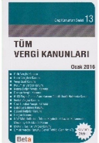 Cep 13 - Tüm Vergi Kanunları