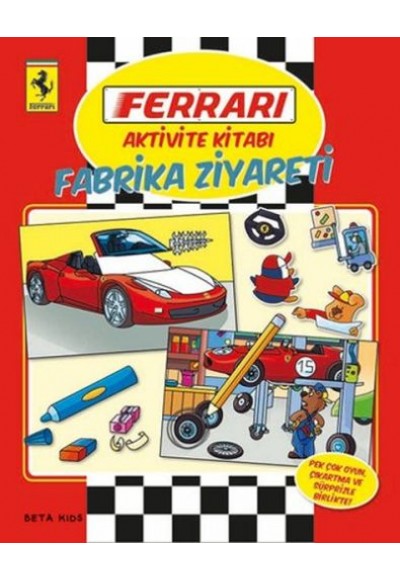 Ferrari Aktivite Kitabı - Fabrika Ziyareti