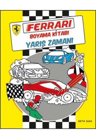 Ferrari Boyama Kitabı - Yarış Zamanı