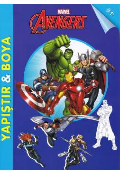 Marvel Avengers Yapıştır Boya