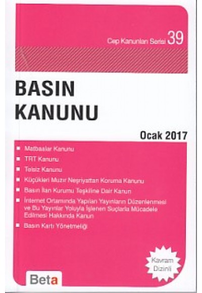 Cep 39 - Basın Kanunu