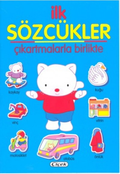 İlk Sözcükler - Çıkartmalarla Birlikte Mavi