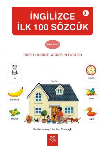 İngilizce İlk Yüz Sözcük Çıkartma Kitabı