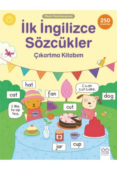 İlk İngilizce Sözcükler Çıkartma Kitabım- 250 Çıkartma
