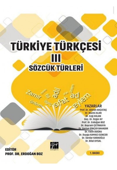 Türkiye Türkçesi 3 - Sözcük Türleri
