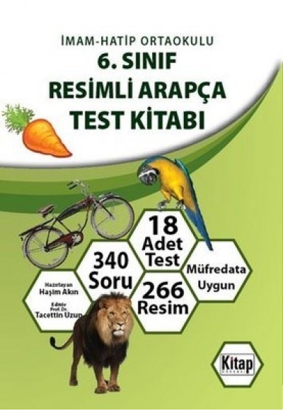 6. Sınıf Resimli Arapça Test Kitabı