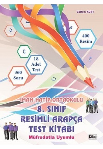 8. Sınıf Resimli Arapça Test Kitabı