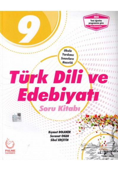 Palme 9. Sınıf Türk Dili ve Edebiyatı Soru Kitabı (Yeni)