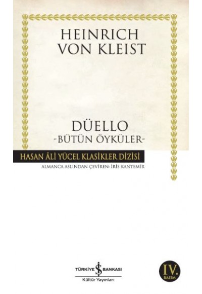 Düello - Bütün Öyküler - Hasan Ali Yücel Klasikleri