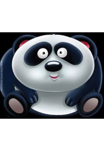 Sevimli Hayvanlar Çıkartmalı Boyama Panda