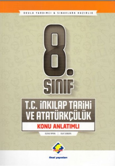 Final 8. Sınıf T.C. İnkılap Tarihi ve Atatürkçülük Konu Anlatımlı (Yeni)