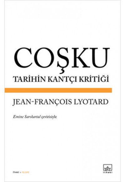 Coşku  Tarihin Kantçı Kritiği