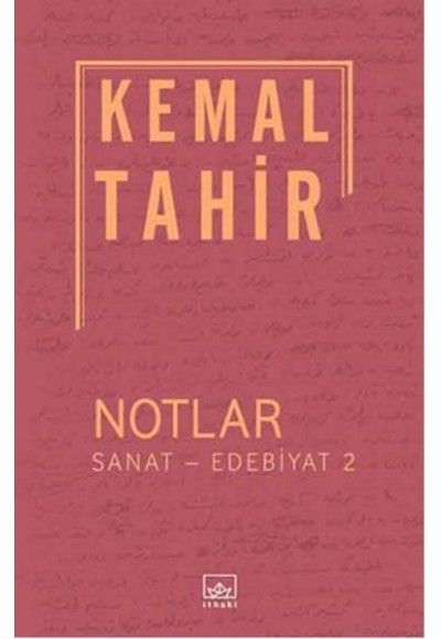 Sanat - Edebiyat 2 / Notlar
