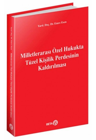 Milletlerarası Özel Hukukta Tüzel Kişilik Perdesinin Kaldırılması