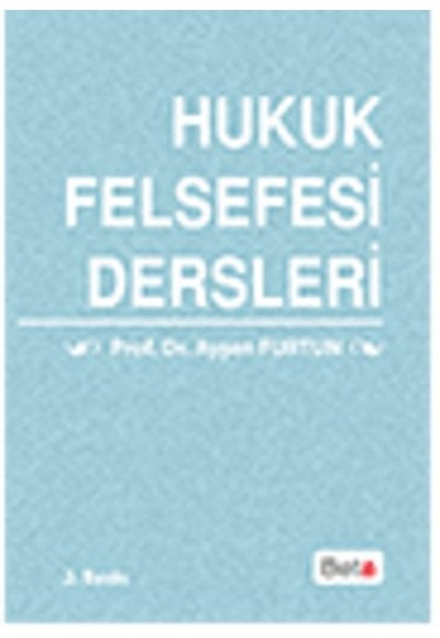 Hukuk Felsefesi Dersleri