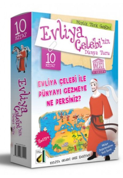 Büyük Türk Gezgini Evliya Çelebinin Dünya Turu (10 Kitap Takım)